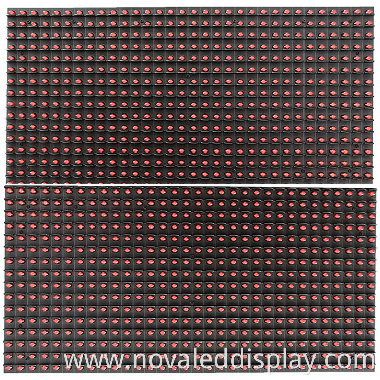 P10 Single Color Led Display Modules